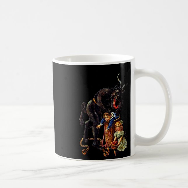 Caneca De Café Santi Claus Tees Greetings From Ss Vom Krampus  (Direita)