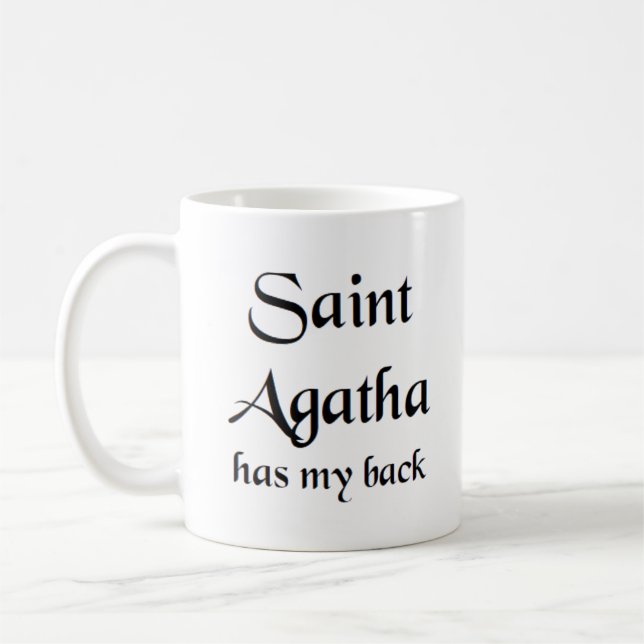 Caneca De Café santo agatha (Esquerda)