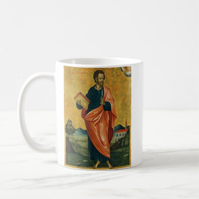 Caneca De Café Santo Bartholomew ícone ortodoxo do postle (Esquerda)