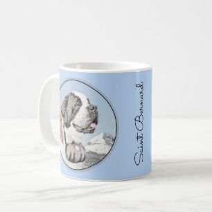 Caneca De Café Santo Bernard Painting - Arte Cachorra Original