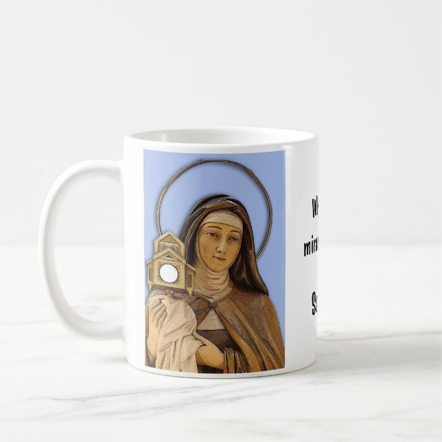 Caneca De Café Santo Clare de Assisi (Esquerda)