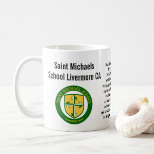 Caneca De Café Santo de amostra Michael's School 11oz Mug by Zazz