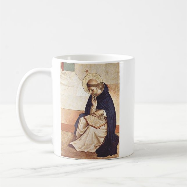 Caneca De Café Santo Dominic de Guzman por Fra Angélico (Esquerda)