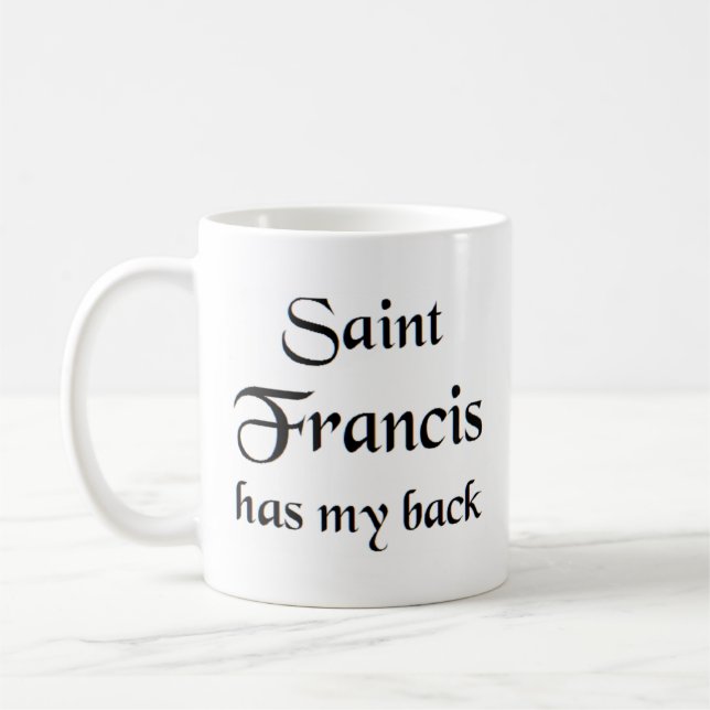 Caneca De Café santo francis (Esquerda)