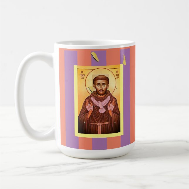 Caneca De Café Santo Francis de Assisi (Esquerda)