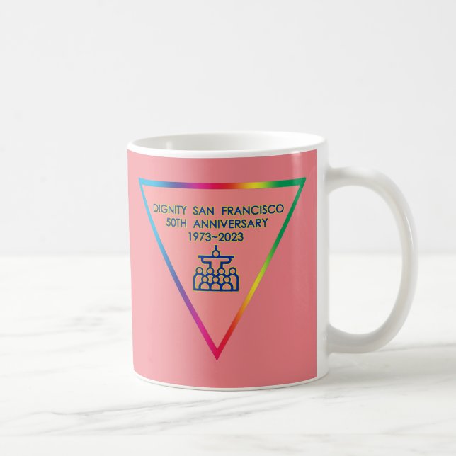 Caneca De Café Santo Francis LGBTQ 50º Aniversário (Direita)