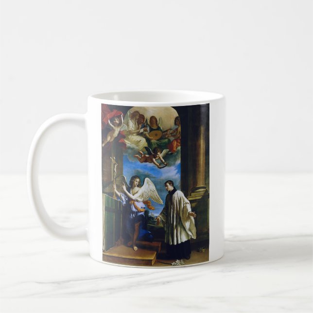 Caneca De Café Santo italiano Aloysius Gonzaga (Esquerda)
