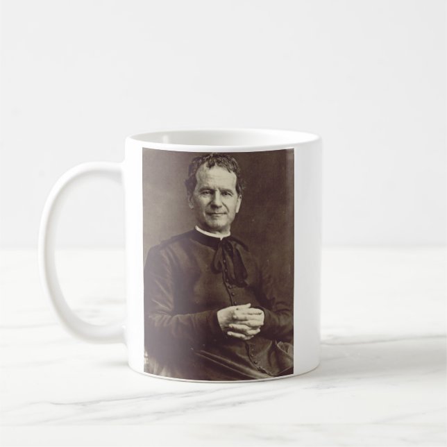 Caneca De Café Santo João Bosco Padre e confessor (Esquerda)