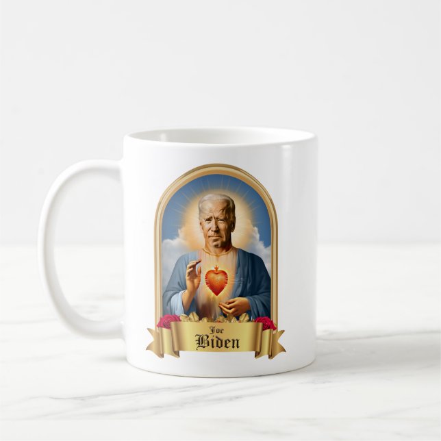 Caneca De Café Santo Joe Biden Prayer Candle (Esquerda)