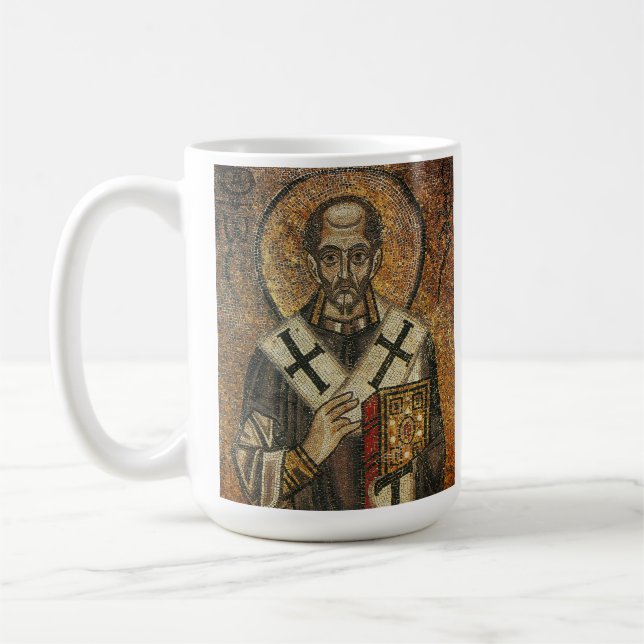 Caneca De Café Santo John Chrysostom arcebispo de Constantinopla (Esquerda)