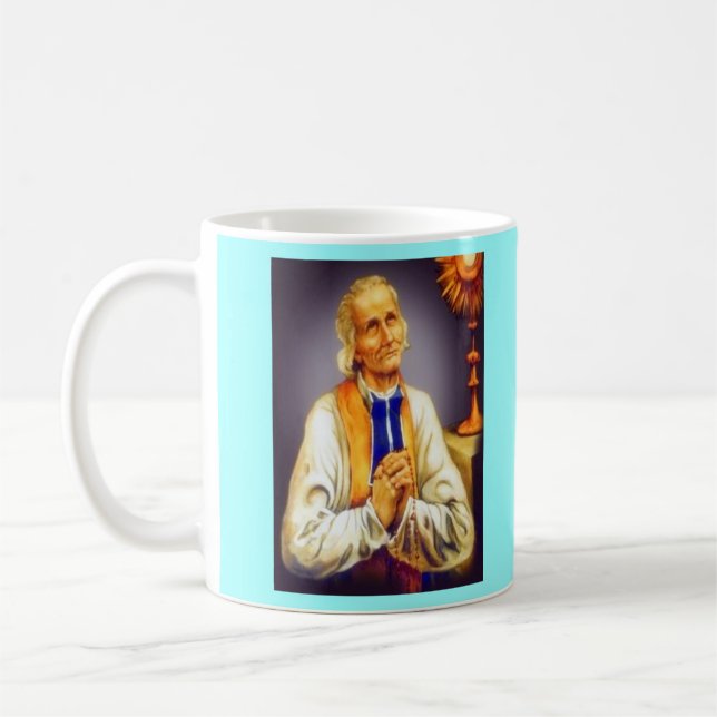 Caneca De Café Santo John Vianney Cup (Esquerda)