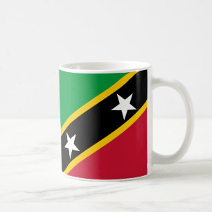 Caneca De Café Santo Kitts Sinalizador Caça Cerâmica