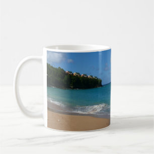 Caneca De Café Santo Lucia Beach Tropical Vacscape Coff