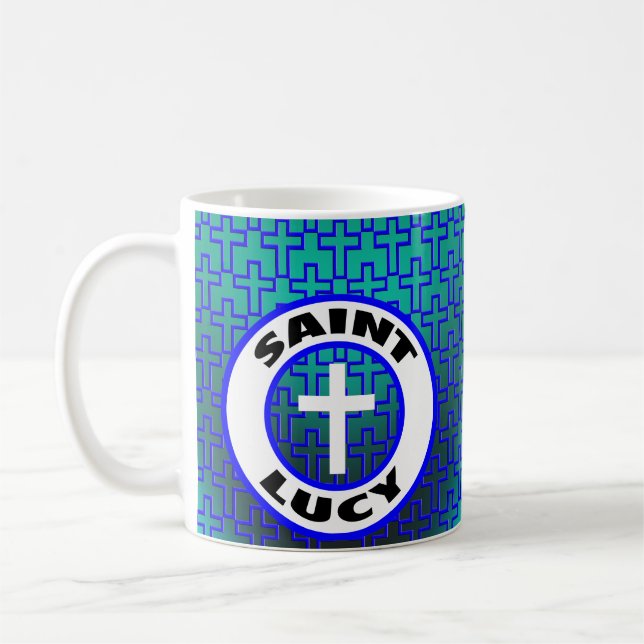 Caneca De Café Santo Lucy (Esquerda)