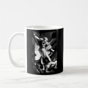 Caneca De Café Santo Michael Archangel Angel Católico Patrão
