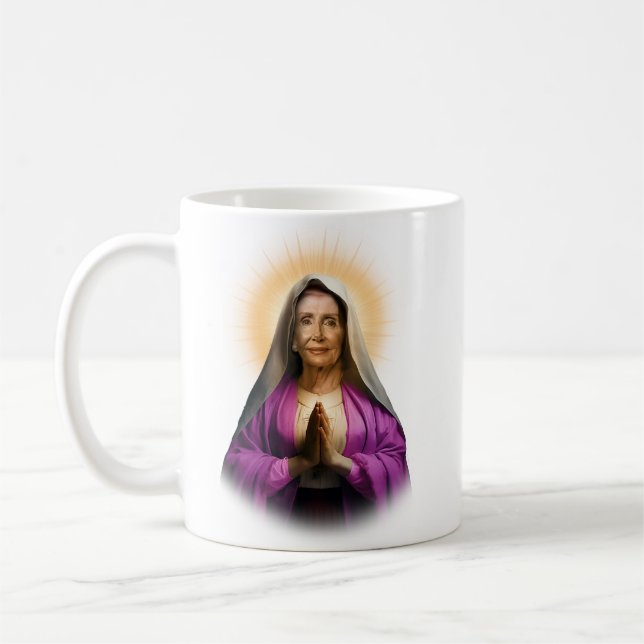 Caneca De Café Santo Nancy Pelosi Prayer Candle (Esquerda)