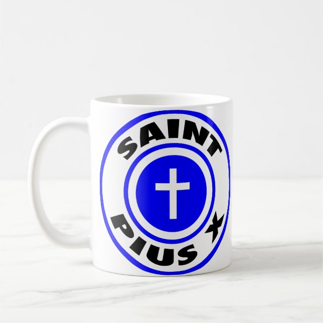 Caneca De Café Santo Pius X (Esquerda)