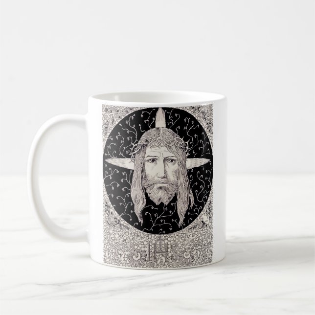 Caneca De Café Santo Rosto de Jesus Cristo (Esquerda)