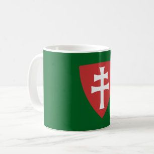 Caneca De Café santo stephen hungarian crus - símbolo hungário re