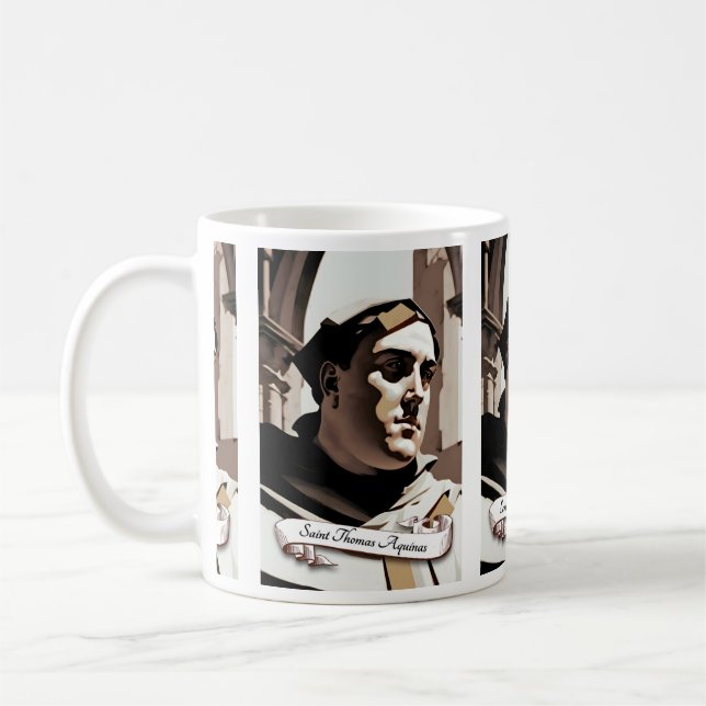 Caneca De Café Santo Thomas Aquinas (Esquerda)