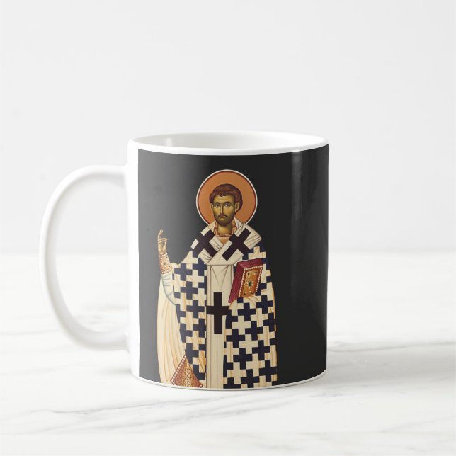Caneca De Café Santo Timothy, o primeiro bispo cristão de Ephes (Esquerda)