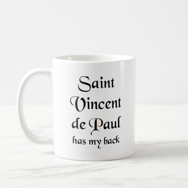 Caneca De Café santo vincent de paul (Esquerda)