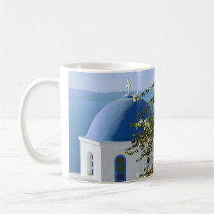 Caneca De Café Santorini Church View Mug