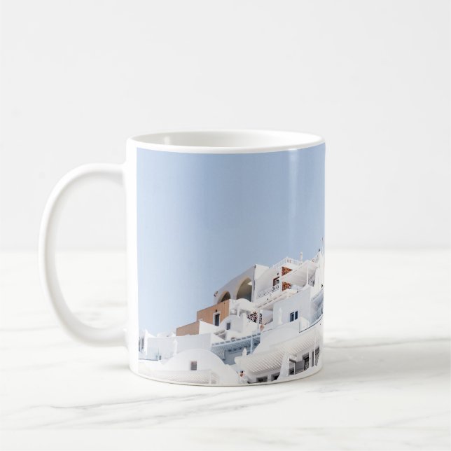 Caneca De Café Santorini, grécia (Esquerda)