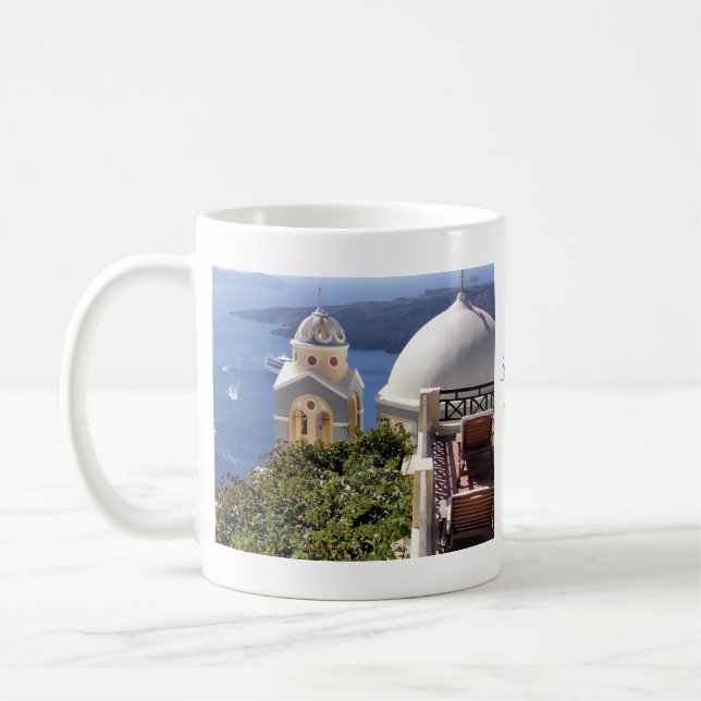 Caneca De Café Santorini, piscina (Esquerda)