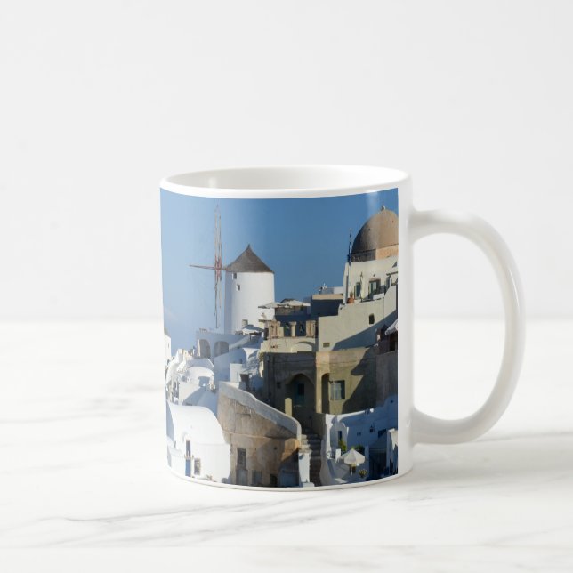 Caneca De Café Santorini Windmills Mug (Direita)