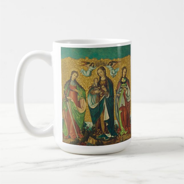 Caneca De Café Santos Perpétua e Felicidade (Esquerda)