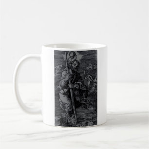 Caneca De Café São Cristóvão venerado por cristãos