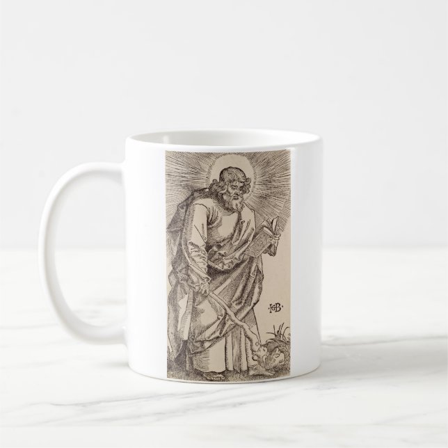 Caneca De Café São Judas Tadeu Apóstolo e Mártir (Esquerda)