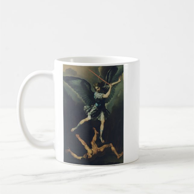Caneca De Café São Miguel Arcanjo derrota o diabo (Esquerda)