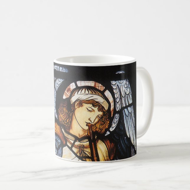 Caneca De Café São Miguel por Sir Edward Coley Burne-Jones (Frente Esquerda)
