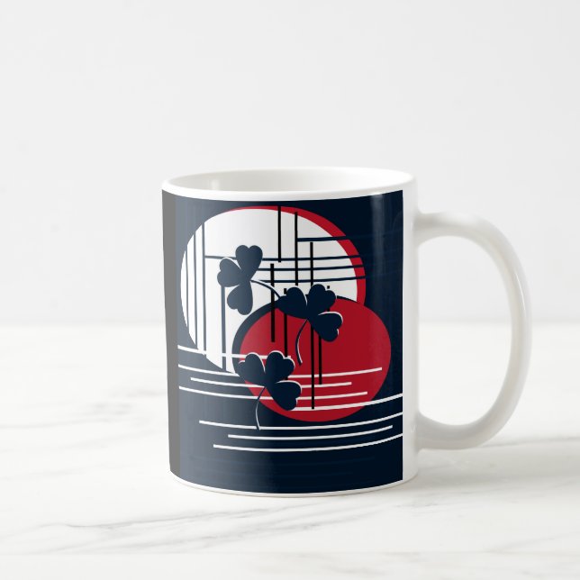 Caneca De Café São Patrício, abstração (Direita)