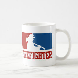 Caneca De Café Sapador-bombeiro da liga principal