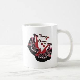 Caneca De Café Sapatos RAB Rockabilly Muito Cereja