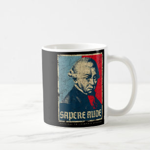 Caneca De Café Sapere Aude Immanuel Kant Transcendental Philosoph
