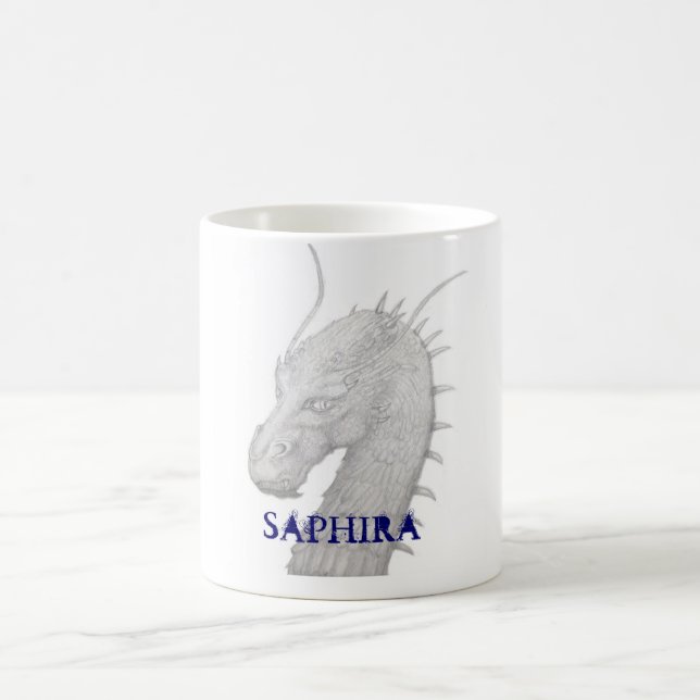 Caneca De Café Saphira o dragão azul (Centro)