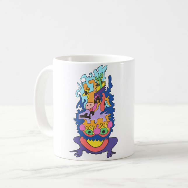 Caneca De Café Sapo Ambicioso (Frente Esquerda)