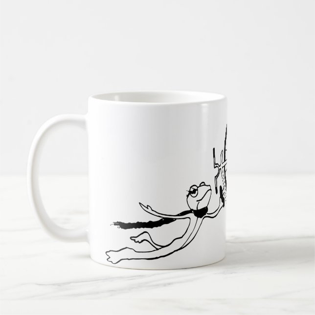 Caneca De Café Sapo Ciclista (Esquerda)