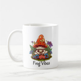 Caneca de Café Sapo Cogumelo Caprichoso