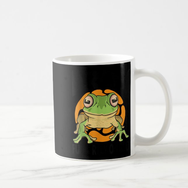 Caneca De Café Sapo - Confie Totalmente Em Deus - Engraçado Defin (Direita)