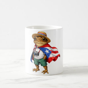 Caneca De Café Sapo Coqui Bandeira de Porto Rico Taino Porto-riqu