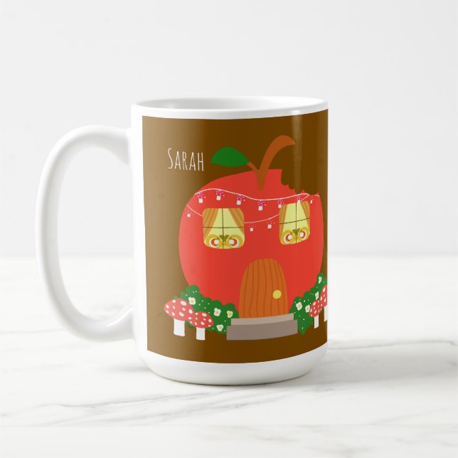 Caneca De Café Sapo da Apple Fruta House (Esquerda)