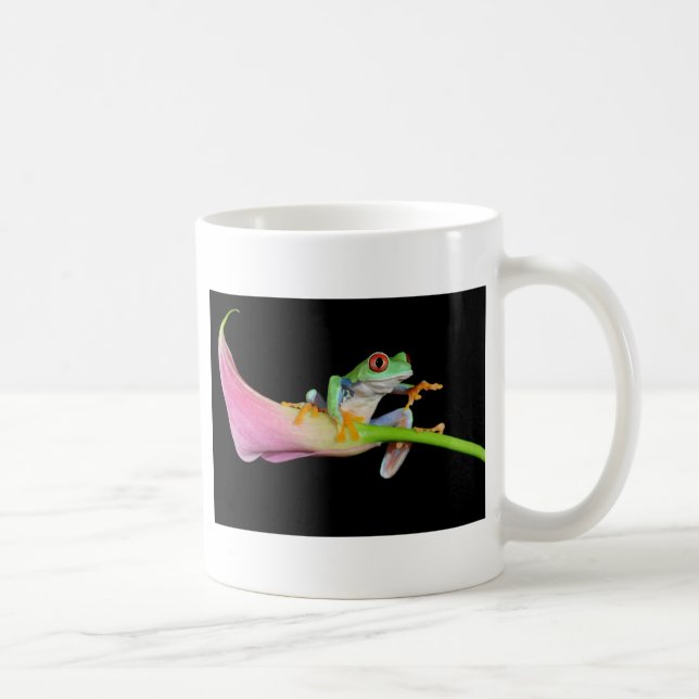 Caneca De Café sapo de árvore eyed vermelho (Direita)