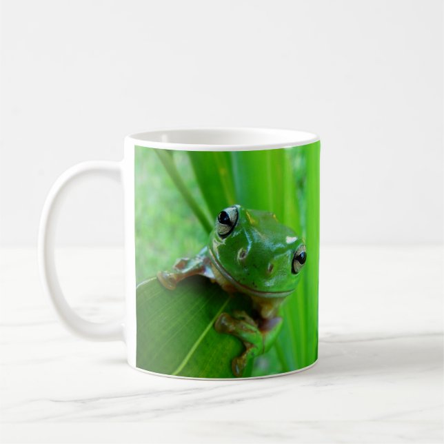 Caneca De Café Sapo de árvore verde (Esquerda)