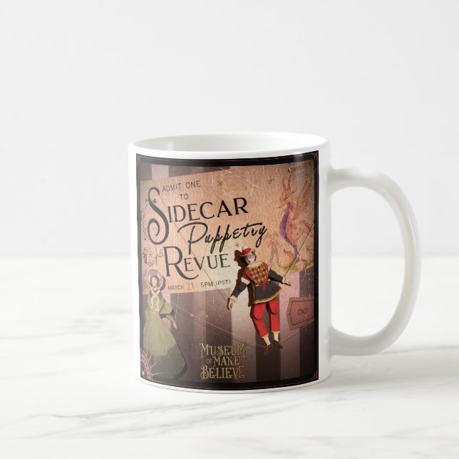 Caneca De Café Sapo De Café De Revenda De Puppetry Sidecar (Direita)