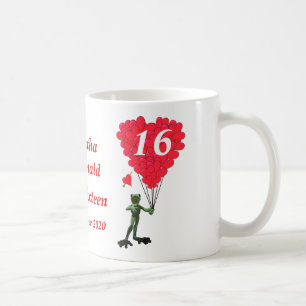 Caneca De Café Sapo de desenho personalizado Doce Dezesseis